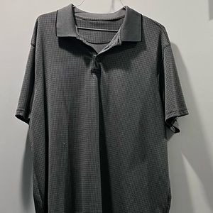 Men’s XXL Steel Gray Polyester Polo Shirt Like New